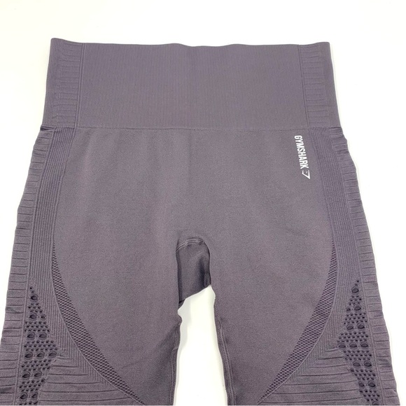 Gymshark Energy Seamless Cropped High waisted Leggings 'Slate Lavender' Size M - Picture 5 of 15